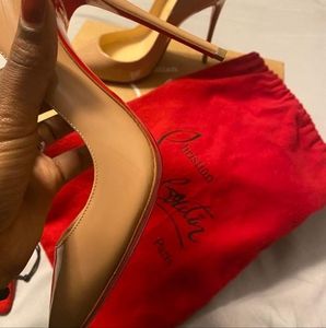 Christian Louboutin "So Kate" nude 120 size 37